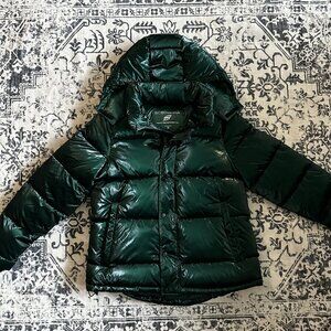 BCBGeneration Winter Puffer Jacket, Size Medium, Emerald Green